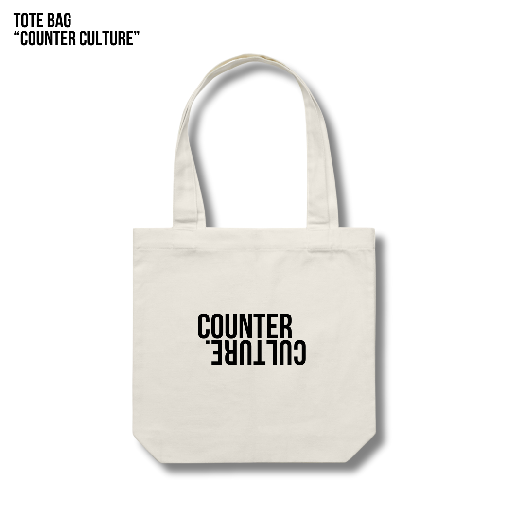 Counter Culture Tote Bag White