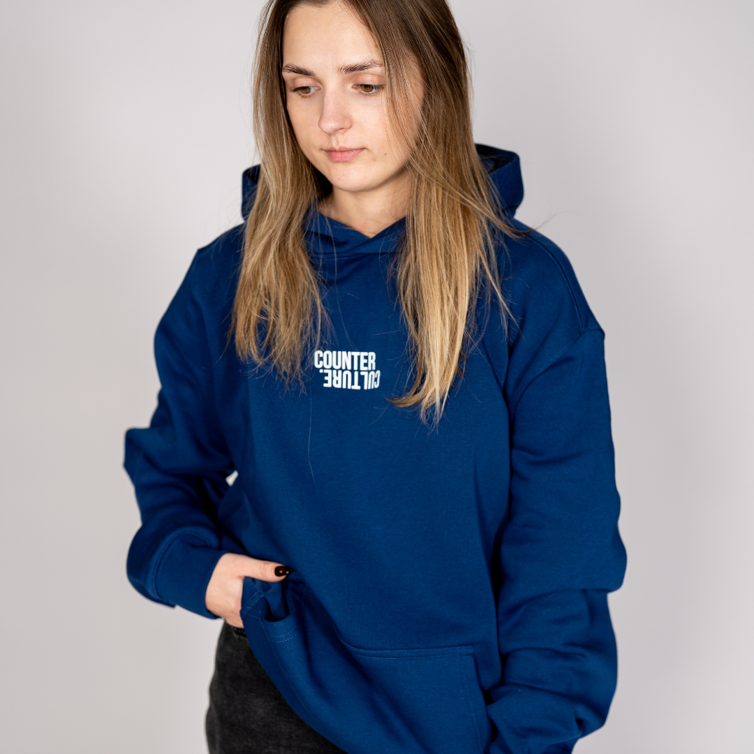 Do not be conformed Hoodie color blue woman