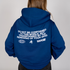 Do not be conformed Hoodie color blue woman back