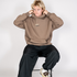 No Longer Hoodie man color brown