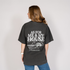 as for me and my house tshirt black on girl back
